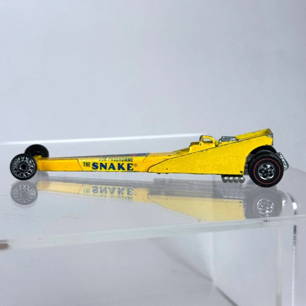 Vintage 1971 Hot Wheels Redline Don Prudhomme The Snake Rear Engine Dragster